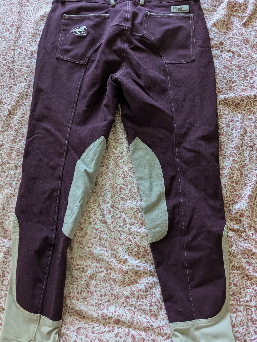 Purple & Tan Riding Breeches - Picture 4 of 4